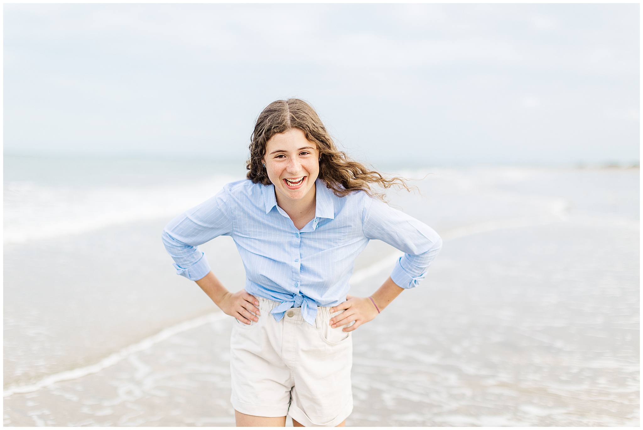 Mackay Teen during beach photoshoot in Mackay by alyce Holzy photography