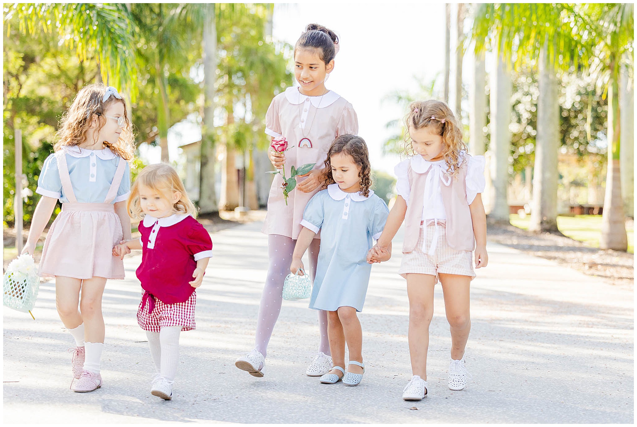 Saint Odette's first girls fashion collection photoshoot with kids fashion photographer Alyce Holzy.