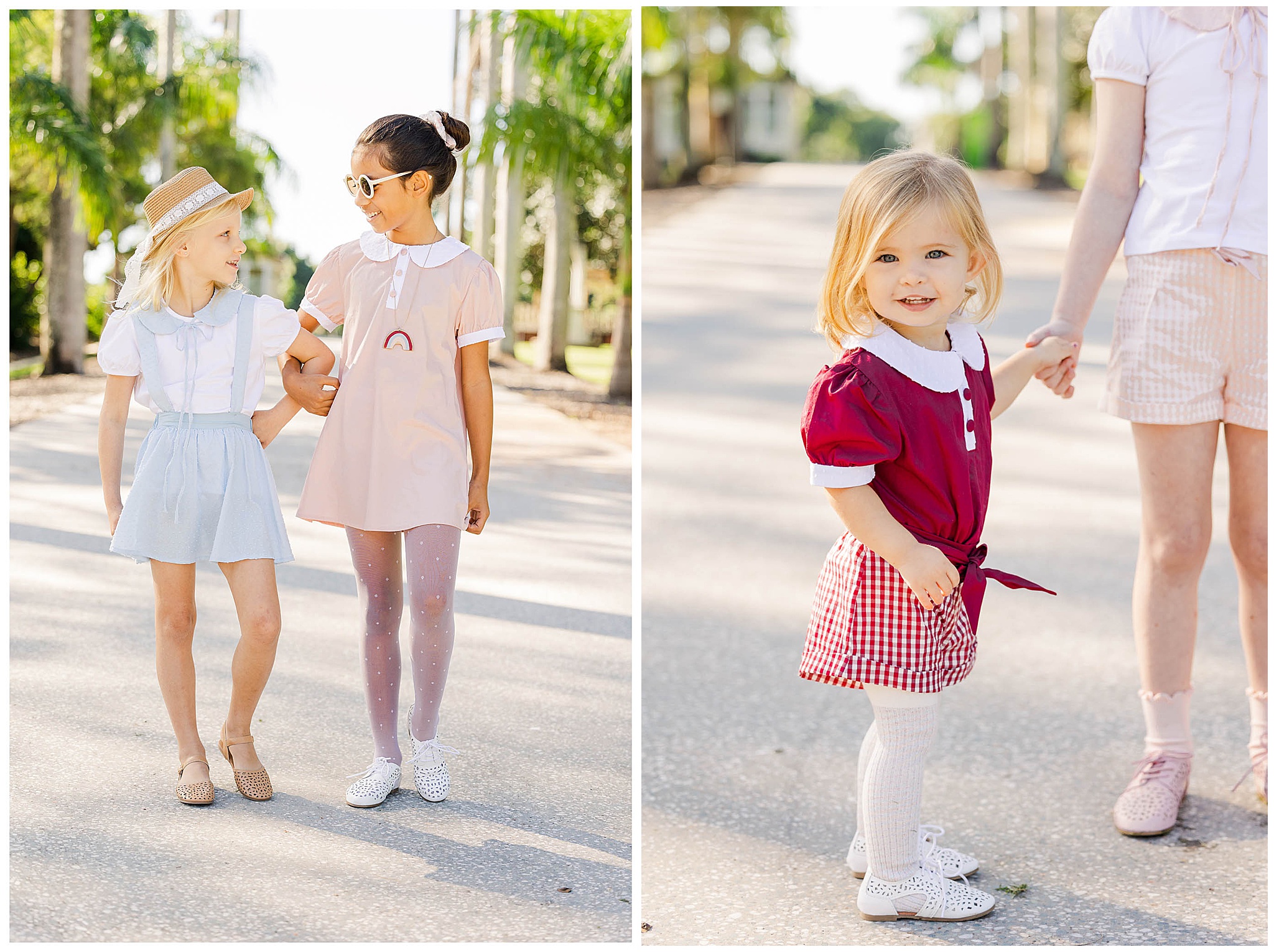 Kids fashion brand Saint Odette worn by models for upcoming collection launch.
