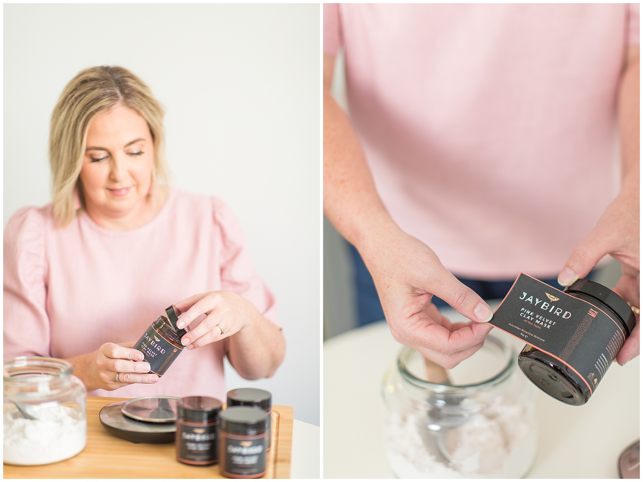 Branding session in Mackay featuring premium botanical skincare range
