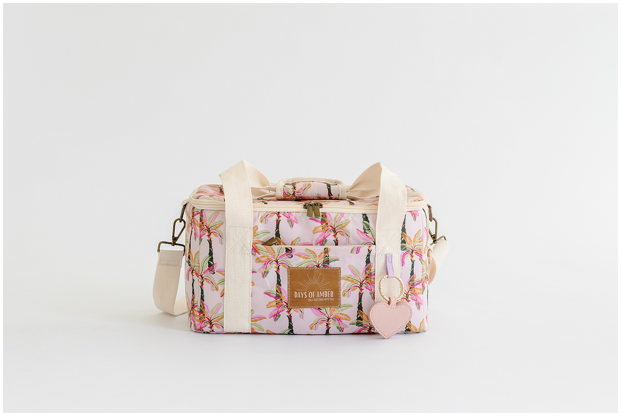 Ecommerce product photo for Days Of Amber's stylish cooler bag for women.