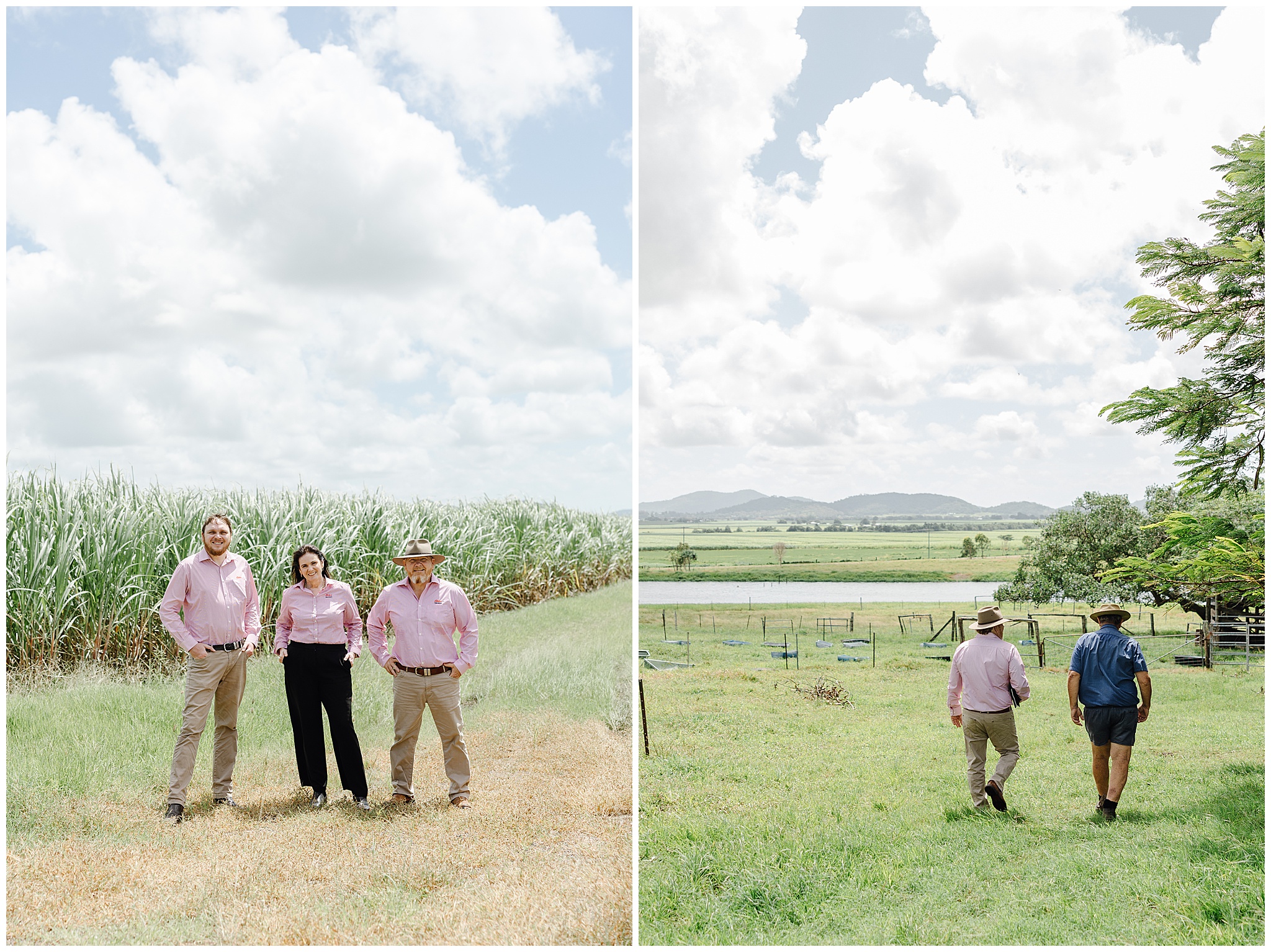 Elders Insurance on farm location during their branding photo shoot with Alyce Holzy