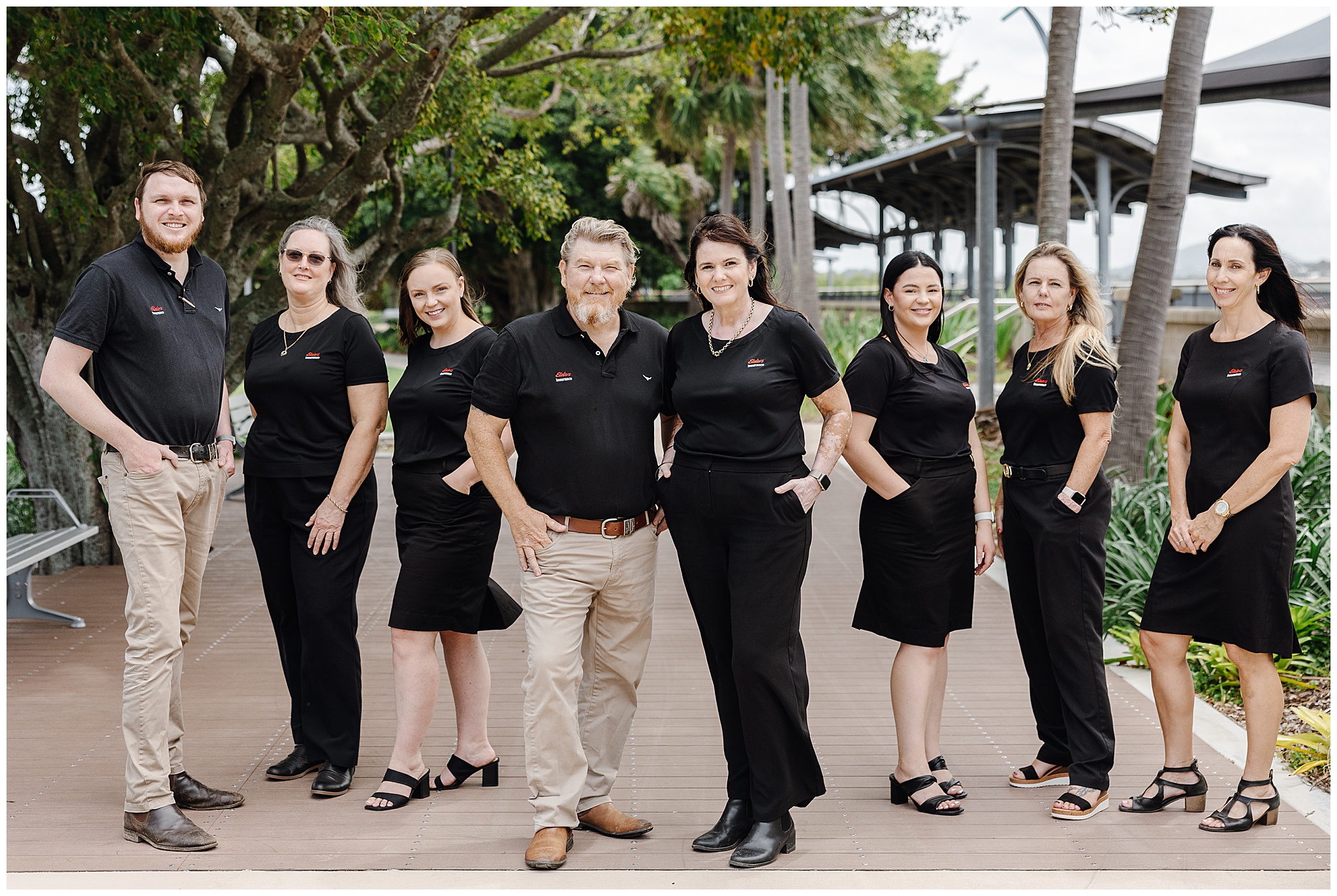 Team photo of Insurance agents from Elders Insurance in Mackay.